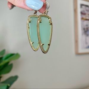 Kendra Scott Mint Green Earrings